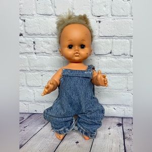 Vintage 1978 Playmate Doll 12" Hong Kong #4134 Collectible Baby Blue Sleepy Eyes